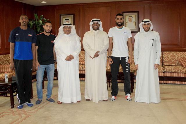 المنصور استقبل أبطال ألعاب القوى